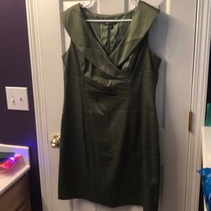 Satin Green Dress size 16 by IN Studio